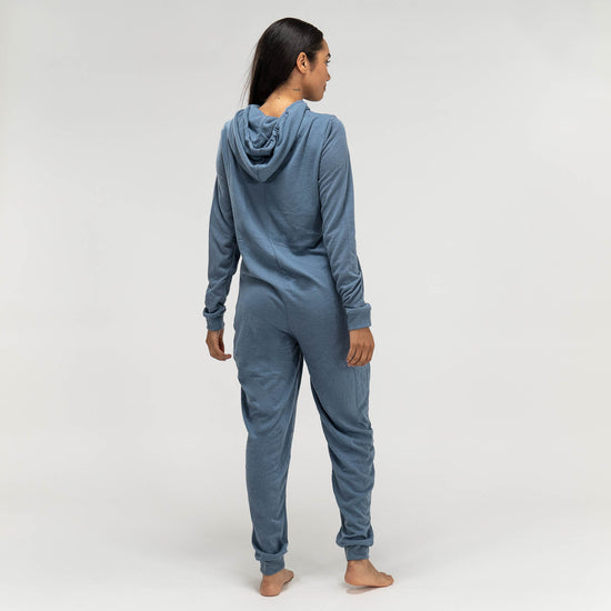 Damen Jersey Onesie, Blau 06