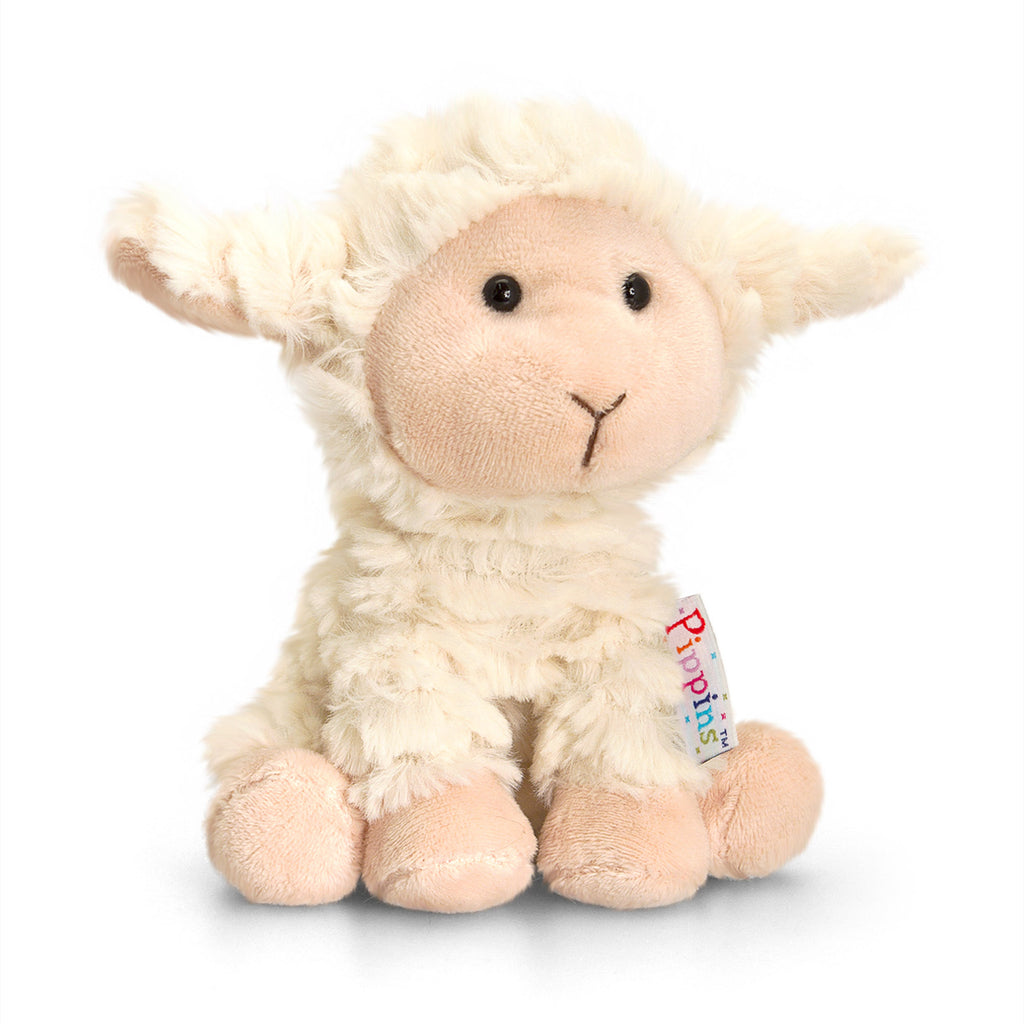 Beige Lamm Kuscheltier 01
