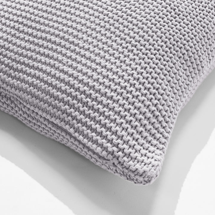 Kissen 47 x 47cm - 100% Baumwoll Ellos Hellgrau 02
