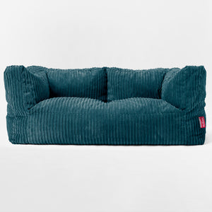 2-Sitzer Albert Sitzsacksofa - Cord Blaugrün