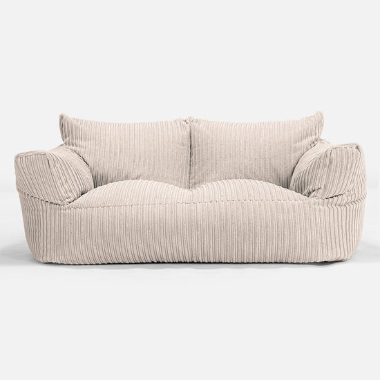 Josephine Sitzsack Sofa - Cord Elfenbein 01