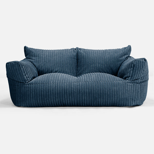 Josephine Sitzsack Sofa - Cord Marineblau 01