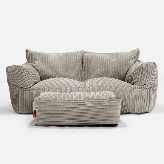 Josephine Sitzsack Sofa - Cord Nerzfarben 02
