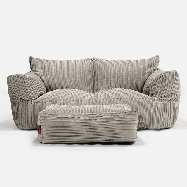 Josephine Sitzsack Sofa - Cord Nerzfarben 02