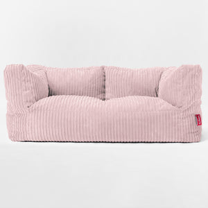 2-Sitzer Albert Sitzsacksofa - Cord Rosa