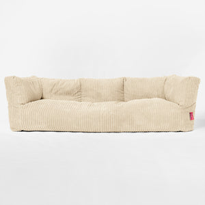3-Sitzer Albert Sitzsacksofa - Cord Creme