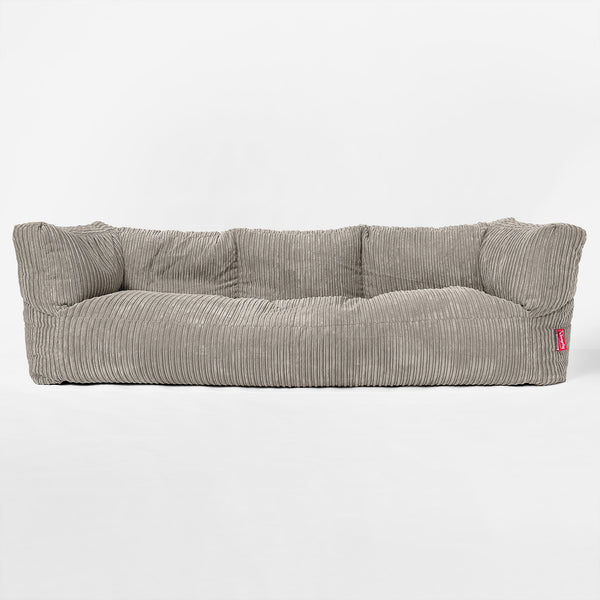 3-Sitzer Albert Sitzsacksofa - Cord Nerzfarben 01