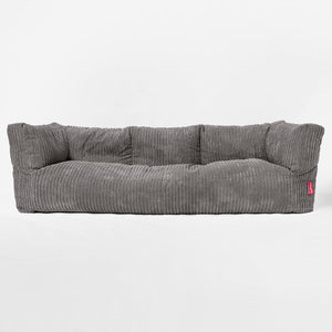 3-Sitzer Albert Sitzsacksofa - Cord Graphitgrau