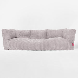 3-Sitzer Albert Sitzsacksofa - Cord Silbergrau