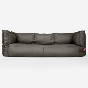 3-Sitzer Albert Sitzsacksofa - Veganes Leder Grau