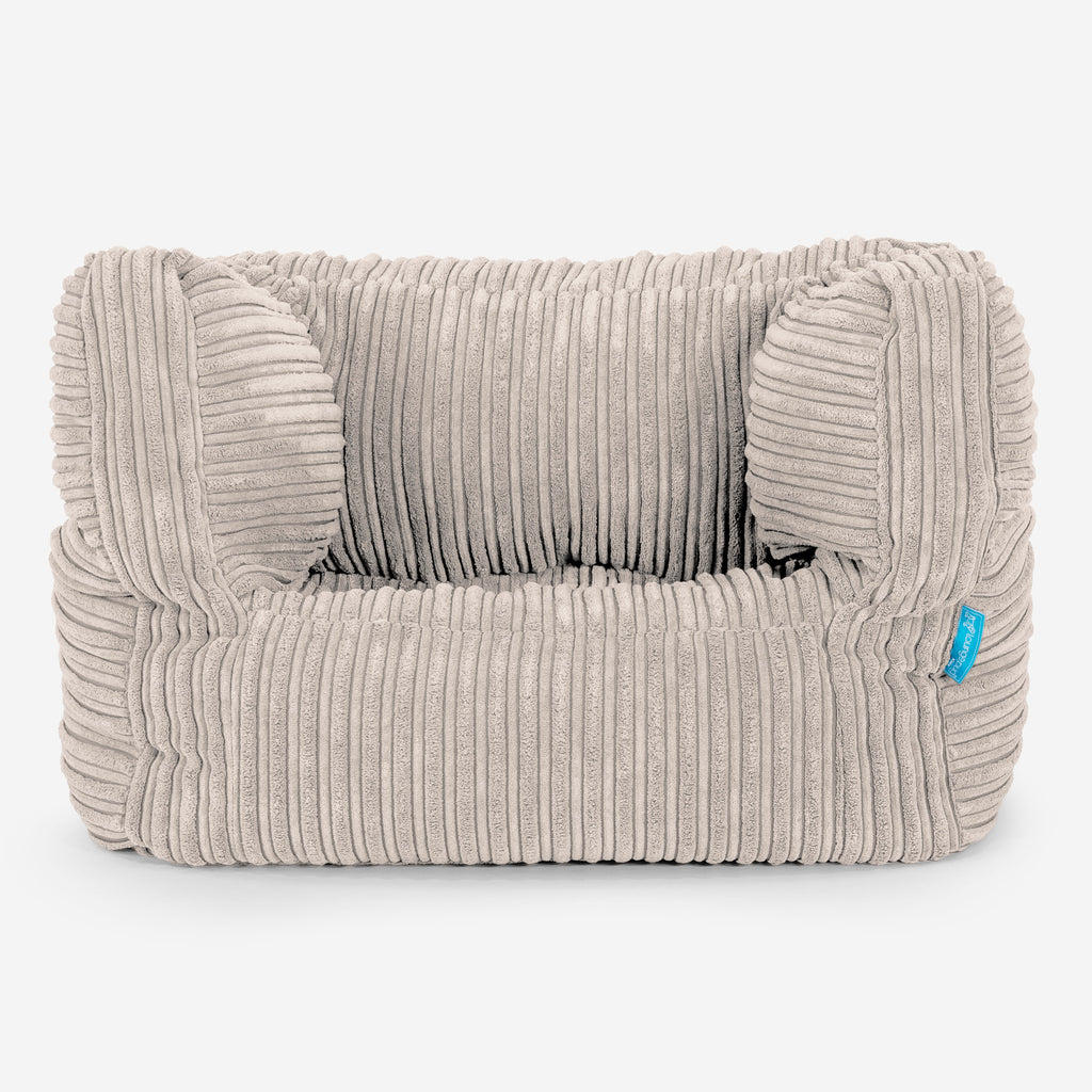 Albert Kinder Sitzsack Sessel für Kleinkinder 1-3 Jahre - Cord Elfenbein 01