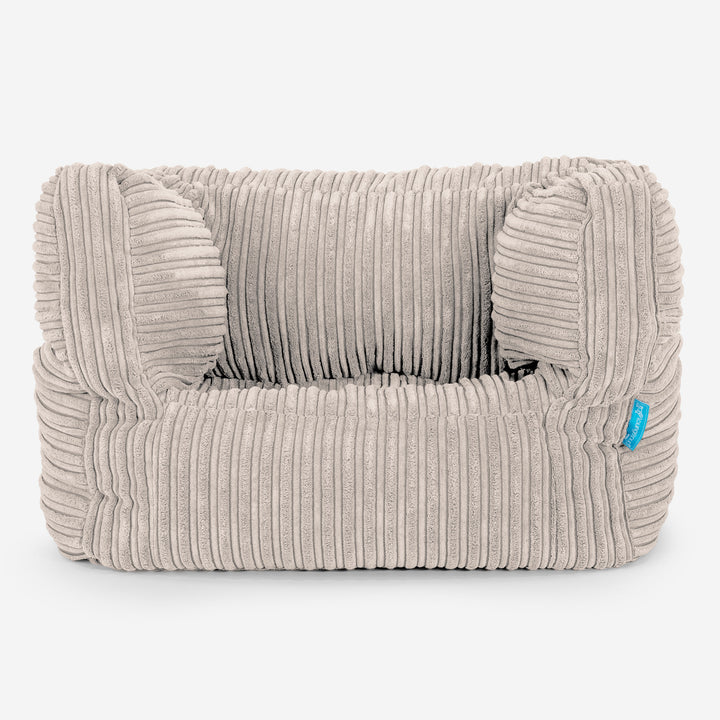 Albert Kinder Sitzsack Sessel 1-5 Jahre - Cord Elfenbein 01
