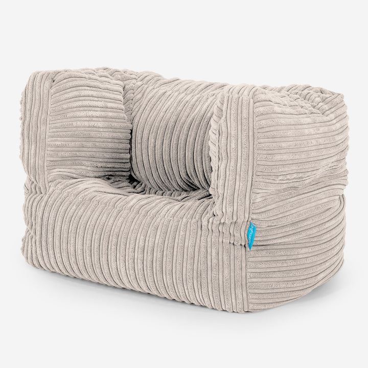 Albert Kinder Sitzsack Sessel 1-5 Jahre - Cord Elfenbein 02