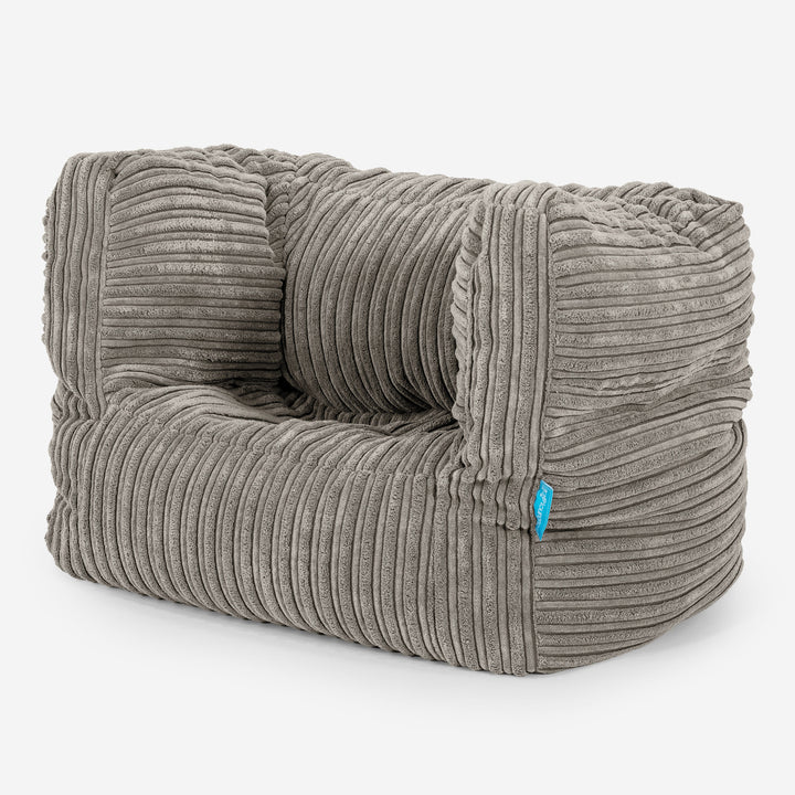 Albert Kinder Sitzsack Sessel 1-5 Jahre - Cord Nerzfarben 02
