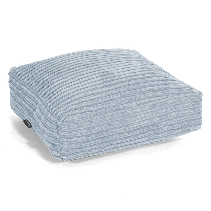 Lounge Pug Bodenkissen Sitzkissen Cord Baby Blau Zierkissen Sofakissen Dekokissen– Big Bertha Original DE