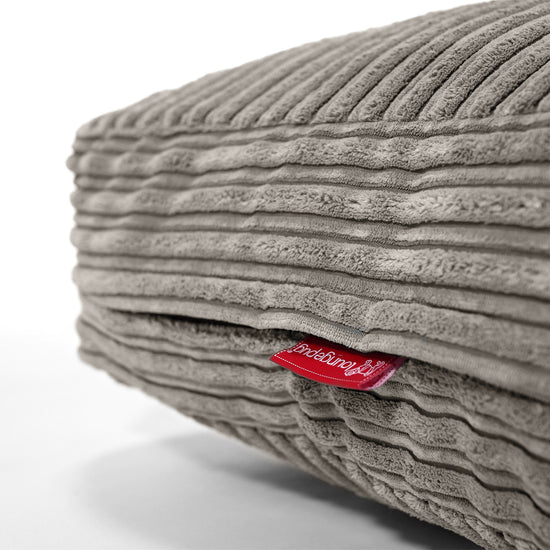 Bodenkissen - Cord Nerzfarben 02