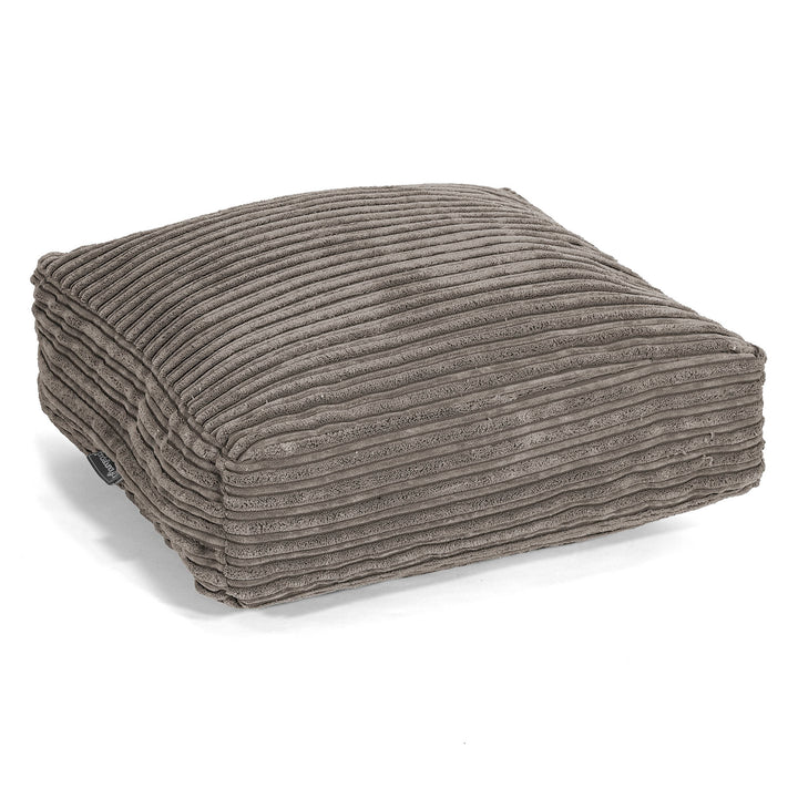 Lounge Pug Bodenkissen Sitzkissen Cord Graphitgrau Zierkissen Sofakissen Dekokissen– Big Bertha Original DE