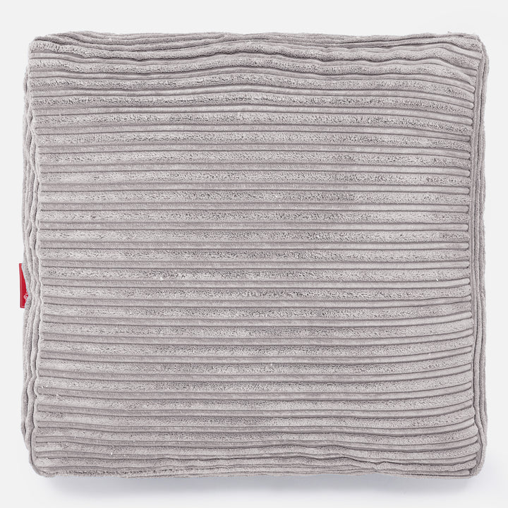 Sitzkissen - Cord Silber 03