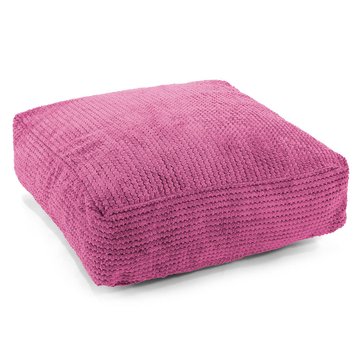 Lounge Pug Bodenkissen Sitzkissen Waffle Cord Pink Zierkissen Sofakissen Dekokissen– Big Bertha Original DE