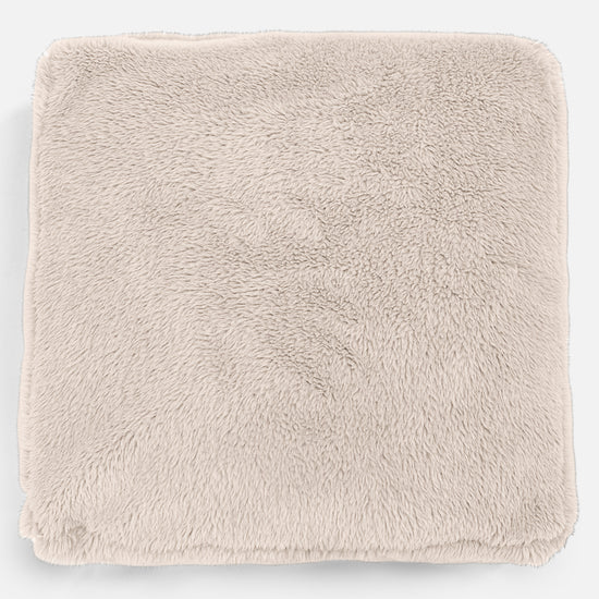 Bodenkissen - Teddy Kunstfell Creme 02