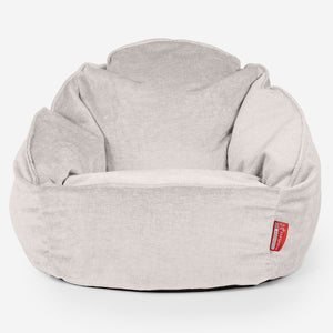 Bubble Sitzsack Sessel - Chenille Creme