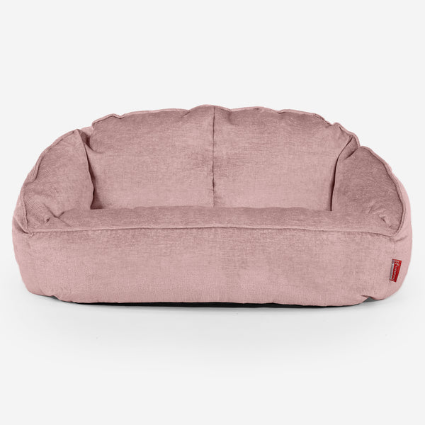 Bubble Sitzsack Sofa - Chenille Pink 01