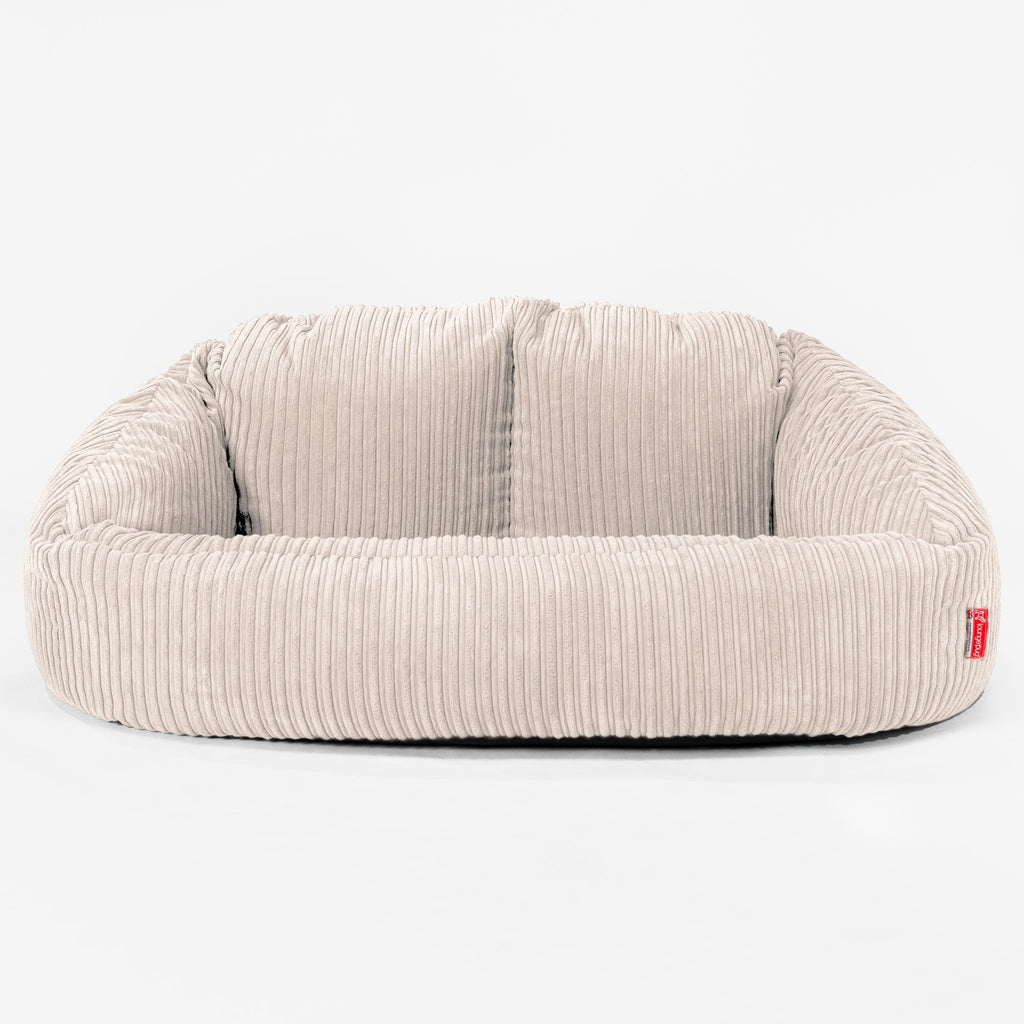 Bubble Sitzsack Sofa - Cord Elfenbein 01