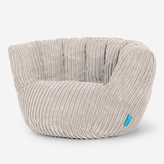 Charles Vintish Kinder Sitzsack 2-6 Jahre - Cord Elfenbein 02