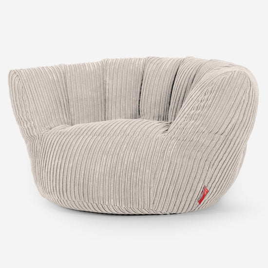 Charles Vintish Sitzsack - Cord Elfenbein 01