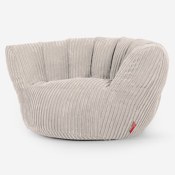 Charles Vintish Sitzsack - Cord Elfenbein 01