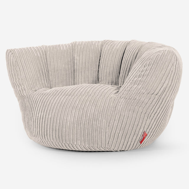 Charles Vintish Sitzsack - Cord Elfenbein 01