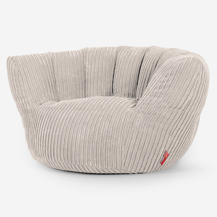 Charles Vintish Sitzsack - Cord Elfenbein 01