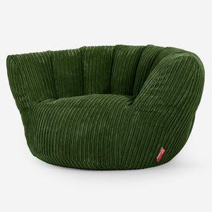 Charles Vintish Sitzsack - Cord Nadelwaldgrün