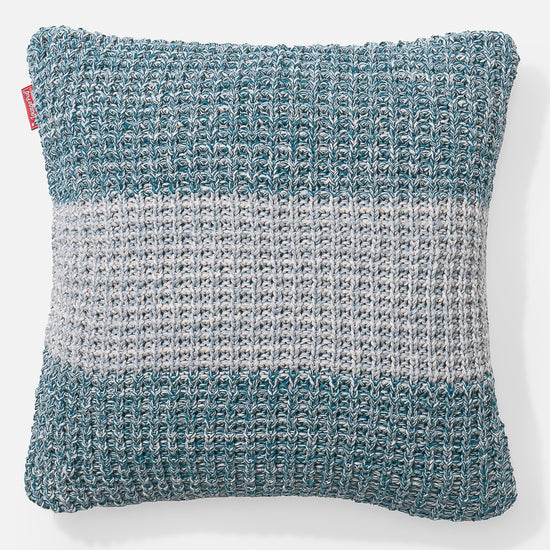 Kissen 47 x 47cm - 100% Baumwoll Chester Blau 01