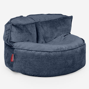 Chloe Sitzsacksofa - Chenille Marineblau