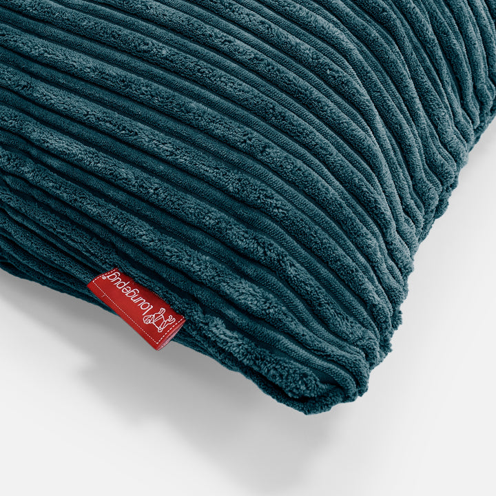 CloudSac 50 Riesen Memory-Schaum Kissen 40 x 80cm - Cord Blaugrün 02