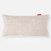CloudSac 50 Riesen Memory-Schaum Kissen 40 x 80cm - Cord Elfenbein 01