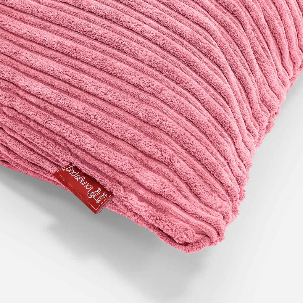 CloudSac 50 Riesen Memory-Schaum Kissen 40 x 80cm - Cord Koralle 02