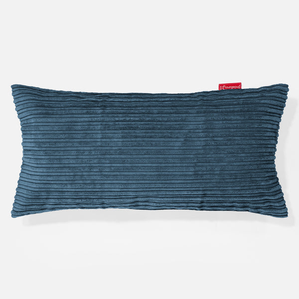 CloudSac 50 Riesen Memory-Schaum Kissen 40 x 80cm - Cord Marineblau 01
