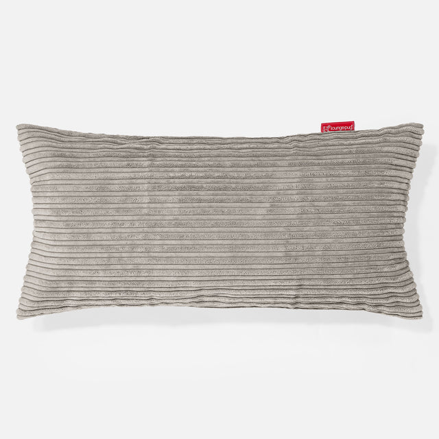 CloudSac 50 Riesen Memory-Schaum Kissen 40 x 80cm - Cord Nerzfarben 01