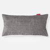 CloudSac 50 Riesen Memory-Schaum Kissen 40 x 80cm - Cord Schiefergrau 01
