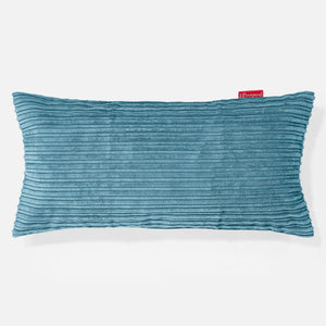 Riesen Dekokissen / Sofa Kissenbezug 40 x 70cm - Cord Türkis