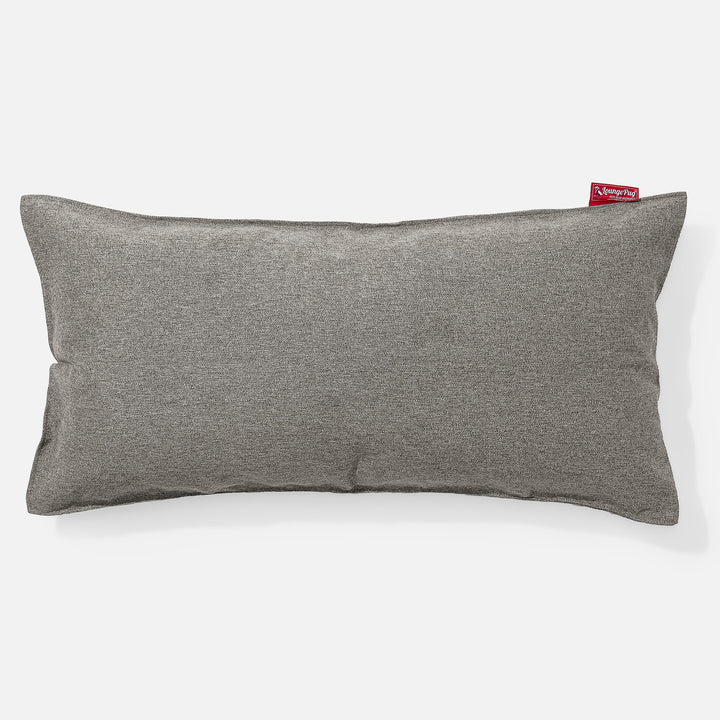 CloudSac 50 Riesen Memory-Schaum Kissen 40 x 80cm - Interalli Wolle Silber 01