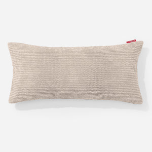 Riesen Dekokissen / Sofa Kissenbezug 40 x 70cm - Pom-Pom Creme