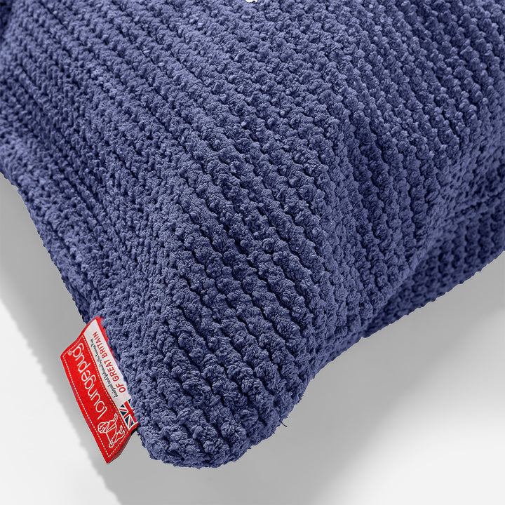 CloudSac 50 Riesen Memory-Schaum Kissen 40 x 80cm - Pom-Pom Lila 02