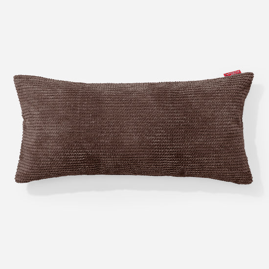 CloudSac 50 Riesen Memory-Schaum Kissen 40 x 80cm - Pom-Pom Schoko 01