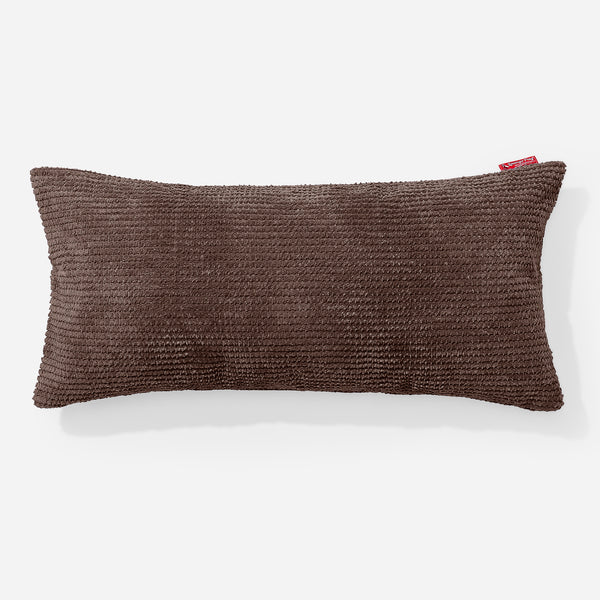 CloudSac 50 Riesen Memory-Schaum Kissen 40 x 80cm - Pom-Pom Schoko 01
