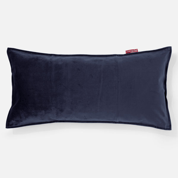 CloudSac 50 Riesen Memory-Schaum Kissen 40 x 80cm - Samt Marineblau 01