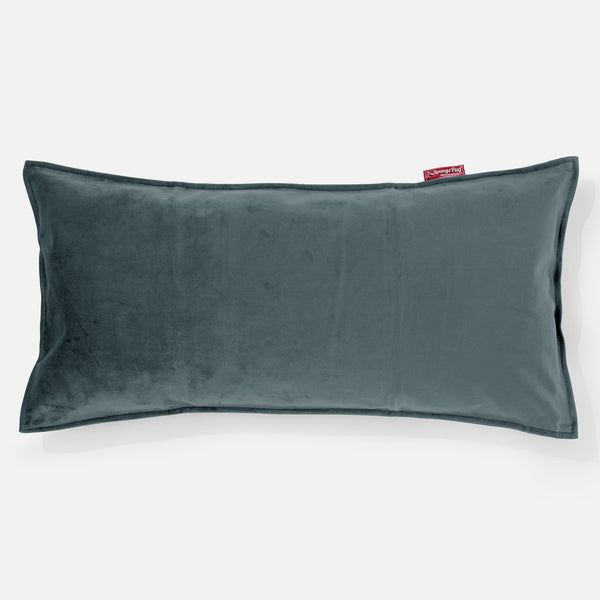 CloudSac 50 Riesen Memory-Schaum Kissen 40 x 80cm - Samt Türkis 01