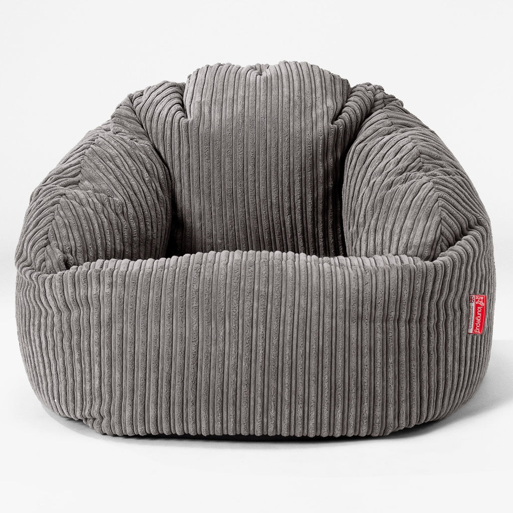 Bubble Sitzsack Sessel - Cord Schiefergrau 01